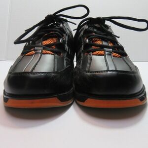 Warrior Mens 11.5 Bowling Shoes Brunswick M011 Black Orange EUC